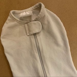 NWOT Light Gray Newborn Woombie Swaddle